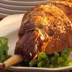 Agneau rôti à la violette...